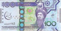 Turkmenistan  P-41  100 Manat    2017  UNC - Turkménistan