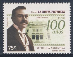 Argentina 1998 Mi 2455 SG 2636 ** Cent. "La Nueva Provincia" Newspaper / Zeitung - Enrique Julio, Founder, Office - Unused Stamps