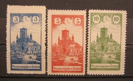 Polen Lokale Postgebiete Zarki 1918* Mi.Nr.4,5,8 Ungebraucht O.gummi Fälschung !   (I114) - Nuevos