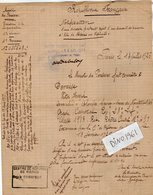 VP13.338 - MILITARIA - COLOMBES 1939 X PARIS 1925 - Notification Soldat DEVAISE Du 23è Rgt D'Infanterie à LYON - Documents