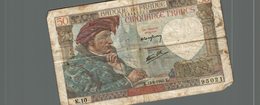 Billet De Banque De France De Cinquante Francs Du 18 Dedecembre 1941 - 50 F 1940-1942 ''Jacques Coeur''