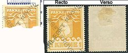 239 GROENLAND 1905/30 - Yvert 8 Ocre (Dentelure 11 1/2) Colis Postaux Ours - Oblitere - Paquetes Postales