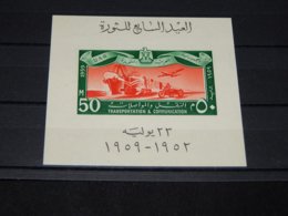 Egypt - 1959 Revolution Block MNH__(TH-12849) - Blokken & Velletjes