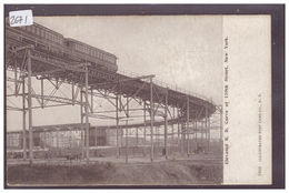 NEW YORK - ELEVATED R.R. CURVE AT 110th STREET - TB - Trasporti