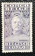 Belgian Congo - 1928 Henry Morton Stanley 10f MH * SG 158 Sc 128 - Avec Charnière - Nuovi