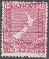 NEW ZEALAND      SCOTT NO.  175     USED     YEAR  1923 - Oblitérés