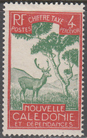 NEW CALEDONIA      SCOTT NO.  J20      MINT HINGED     YEAR  1928 - Unused Stamps