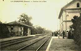 16...CHARENTE...LA COURONNE...INT DE LA GARE - Altri & Non Classificati