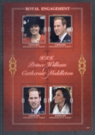 St Vincent Canouan 2011 Royal Engagement William & Kate #1017 $2.75 MS MUH - St.Vincent & Grenadines