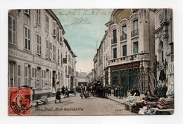 - CPA TOUL (54) - Rue Gambetta 1908 (belle Animation) - Photo L.V. 3060 - - Toul