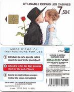 @+ France - Intercall à Puce 7,50€ - Mariage N°4 - Code F1008002 - Ref : CC-INT6A Verso Logo Intercall - 31/12/2012 - 2010