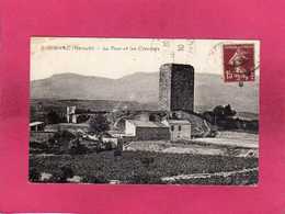 34 Hérault, Gignac, La Tour Et Les Cévennes, 1930, (A. Bardou) - Gignac