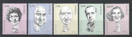 Norvège,  2002  N°1364/1368  Neufs**, Caricatures D'artistes - Unused Stamps