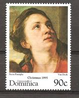 DOMINICA - 1995 ANTON VAN DYCK Madonna, Particolare Da Sacra Famiglia (Kunsthistorishes Museum, Vienna) Nuovo** MNH - Madonne