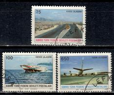 CY TR+ Türkisch Zypern 1978 Mi 57-59 Verkehr - Used Stamps