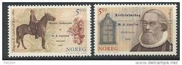 Norvège 2002 N°1393/1394 Neufs** Magnus Brostrup Landstad - Unused Stamps