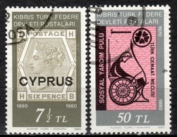 CY TR+ Türkisch Zypern 1980 Mi 90-92 Jahrestage - Used Stamps