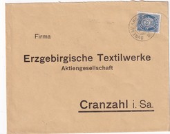 NORVEGE 1927 LETTRE DE OSLO CACHET BUREAU AMB. - Storia Postale