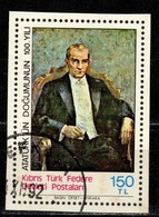 CY TR+ Türkisch Zypern 1981 Mi 100 Atatürk - Used Stamps