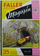 FALLER Modellbau Magazin 25 1961 True Vintage Bahnsteigbeleuchtung Seilbahnen - Deutsch