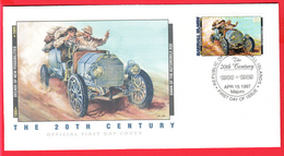 FDC- MARSHALL ISLANDS - DAWN Of The AUTOMOBILE AGE - 1997 _* TOP**2 SCAN - Marshall