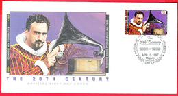 FDC- MARSHALL ISLANDS - RECORDED SOUND SPREADS MUSIC AND VOICE - 1997 _* TOP**2 SCAN - Marshall