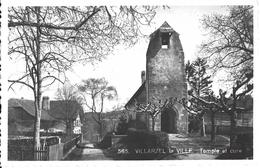VAUD VILLARZEL - Temple Et Cure - Paul Savigny Lucens No 565 - Circulé Le 09.09.1941 - Lucens