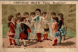 CHOCOLAT IBLED  LYCEE DE FILLES  LE CHANT - Ibled