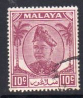 Malaya Selangor 1949-55 Sultan Alam Shah Definitives 10c Value, Used, SG 98 - Selangor