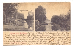 4460 NORDHORN, Gruss Aus..., 1901, Vechtebrücke - Nordhorn