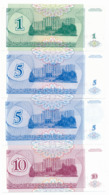 1993 // 94 // 96 // TRANSNISTRIE // 1 & 2x5 & 10 & 50 & 100 & 2x10 000 & 2x50 000 & 2x100 000 Roubles // UNC - Moldawien (Moldau)