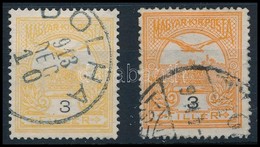 O 1913 Turul 3f Sárga (?) + Narancssárga Támpéldány - Andere & Zonder Classificatie