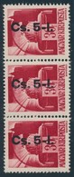 ** 1946 Betűs Cs.5-I./30f Vízszintes 3-as Csík - Sonstige & Ohne Zuordnung