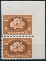 ** 1949 UPU 2 Ft D - C Függőleges összefüggés, A C Jobb Oldalon Fogazatlan - Sonstige & Ohne Zuordnung