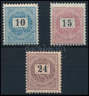 ** 1898 10kr, 15kr, 24kr (11.200) - Sonstige & Ohne Zuordnung