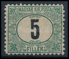 ** 1903 Zöldportó 5f B 11 1/2 Fogazással (10.000) - Other & Unclassified