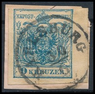 O 1850 9kr MP III 5 Mm ívszéllel ,,KARLSBURG' - Sonstige & Ohne Zuordnung