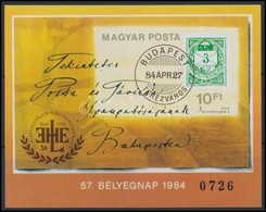 ** 1984 Bélyegnap Vágott Blokk (3.500) - Other & Unclassified