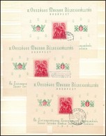 O 1938 3 Db ORBÉK Blokk Berakólapon Klf Bélyegzésekkel (18.000) - Other & Unclassified