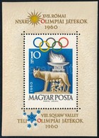 ** 1960 10 Db Római Olimpia Blokk (50.000) - Andere & Zonder Classificatie