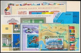 O 1975-1983 8 Db Klf Euroa Vágott Blokk (58.500) - Gebraucht