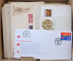 1960-2010 Majdnem 200 Db FDC, CM és Emlékbélyegzés, érdemes átböngészni, Dobozban - Used Stamps