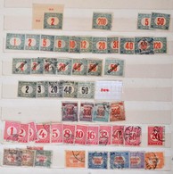 ** * O Több Száz Bélyeg, Sorok, Sor Töredékek, Jó Portó összeállítás 16 Lapos Nagyalakú Berakóban (csak A Jobb értékek 2 - Used Stamps