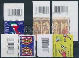 ** 2001-2006 1 Db Vonalkódos Sor + 3 Db Klf Vonalkódos Bélyeg - Used Stamps