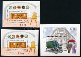 ** Blokkok, összefüggések 3 Db Bélyegnap Ajándék Blokk - Used Stamps