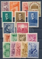 ** 1938-1939 Szent István + Hazatérés 1-1 Pár + Kormányzói Arcképsor (I.) + Eucharisztikus Pár + Pax-Ting és Protestáns  - Used Stamps