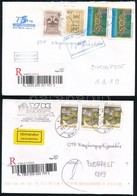 1995-2001 60 Db Küldemény, Ebből 35 Vonalkódos Ragjeggyel, 25 Tértivevény - Used Stamps