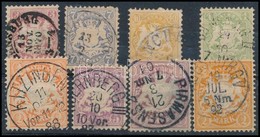 O Bajorország 1870-1890 8 Klf Bélyeg  (Mi EUR 552.-) - Otros & Sin Clasificación