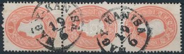 O 1861 5kr Függőleges Hármascsík / Vertical Stripe Of 3 'NAGY KANISA' - Autres & Non Classés