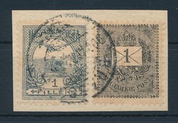 1900 1kr + 1f Vegyes Bérmentesítés ,,BRASSÓ' - Andere & Zonder Classificatie